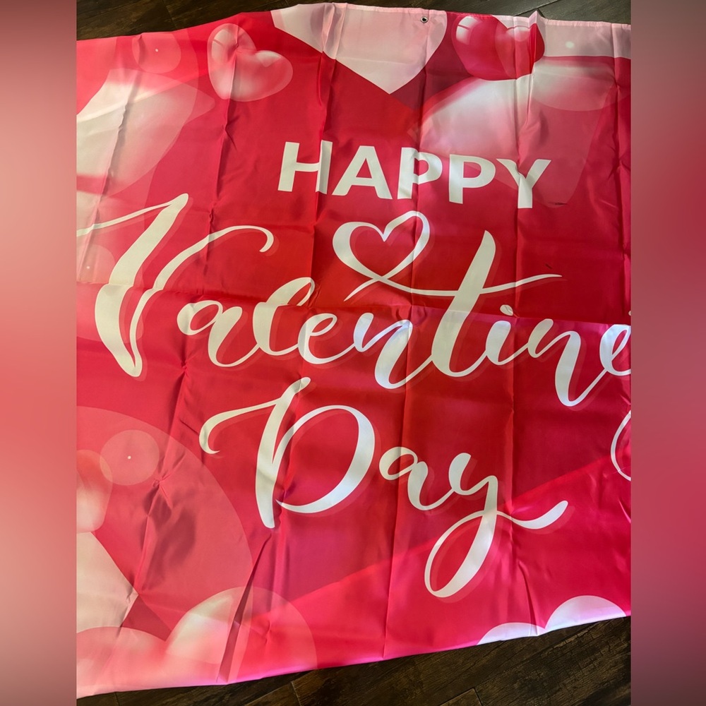 Garage Door Banner Sign Valentines Day 15 Ft X 13 Ft NEW